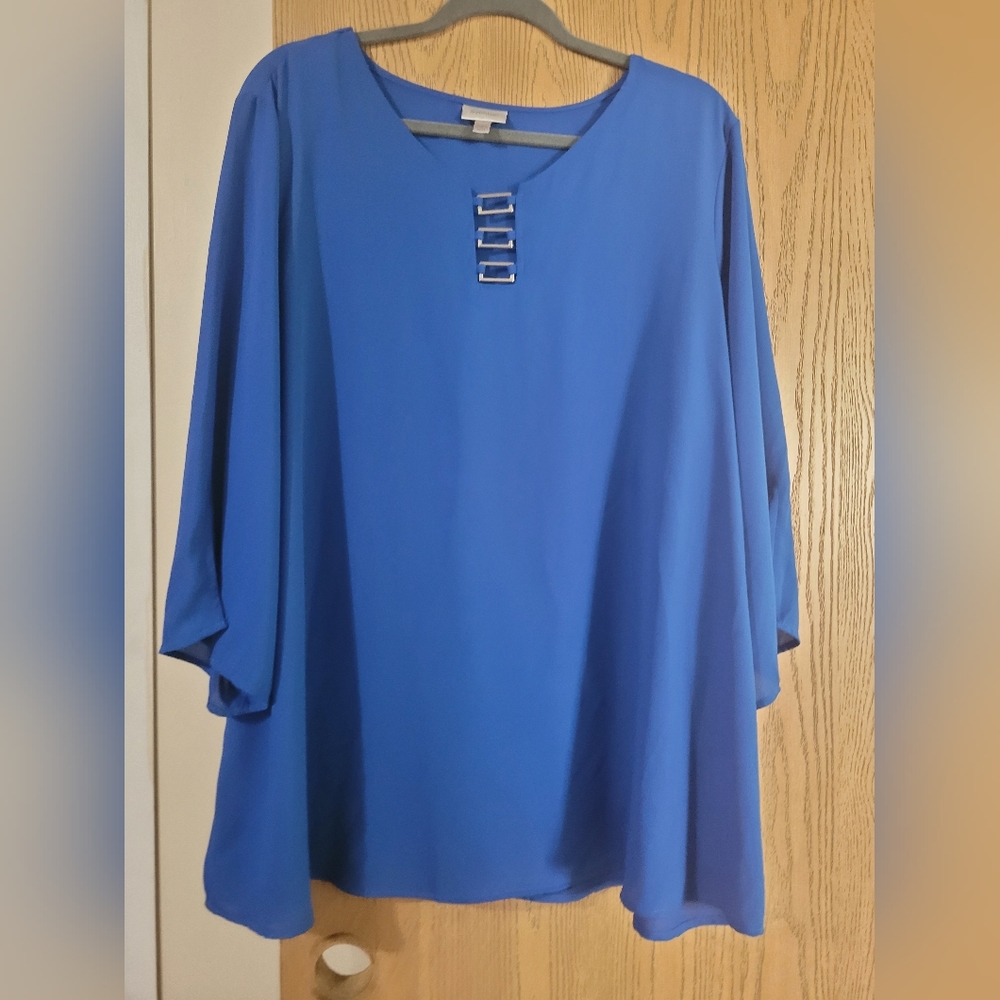 Royal blue Avenue blouse